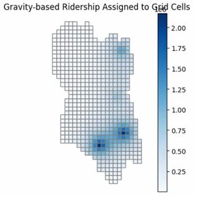 지하철 접근성 — Gravity Model 적용